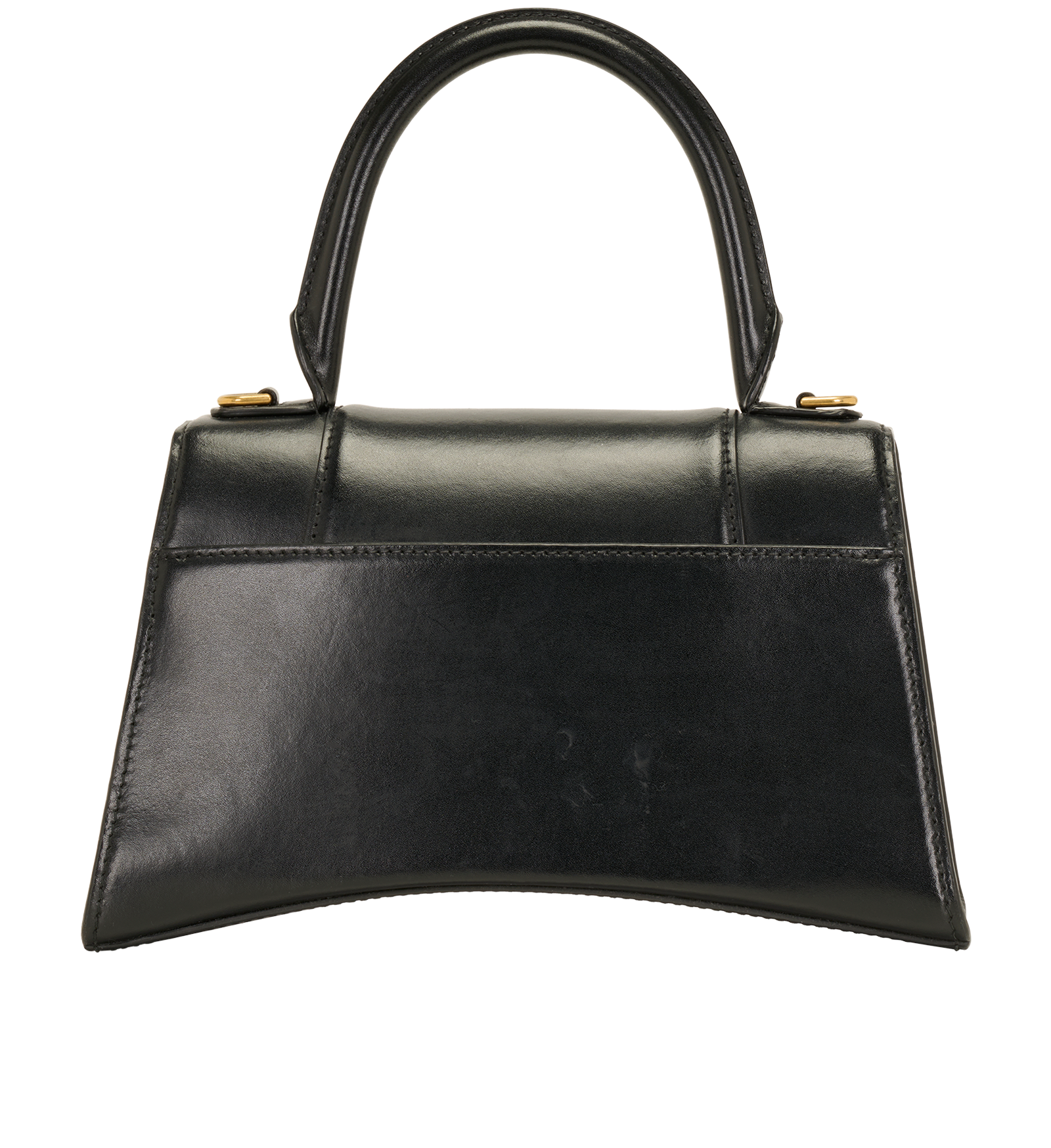 Small Hourglass, &pound;650, Handbags, Black, Leather, Back view